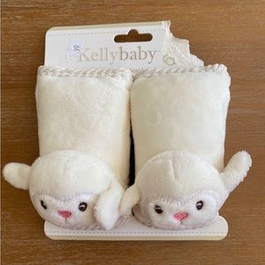 New Kelly baby soft white lamb car seat cover